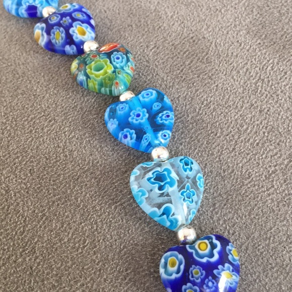 💜💙PRICE DROP‼️ Queen of Hearts Bracelet💙💜 - Picture 2 of 3